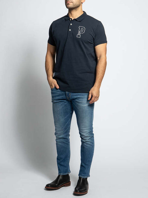 PEPE JEANS LONDON JET COTTON POLO SLIM FIT | NAVY BLUE