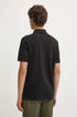 HUGO BOSS COTTON - PIQUE POLO SHIRT WITH LOGO PRINT | BLACK