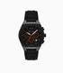 Armani Exchange Sync Chronograph Silicone Watch Black