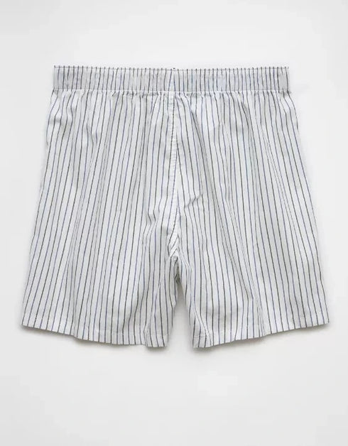 AMERICAN EAGLE white striped boxer shorts for men