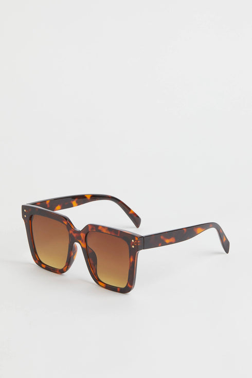H&M Square Shaped Sunglasses – Brown Tortoiseshell for men & women