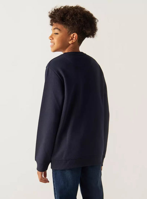 FRANCE SWEATSHIRT WITH VINTAGE FRENCH FLAG SPORTS DESIGN | BLUE