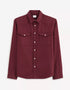 CELIO. DENIM SHIRT MODERN FIT CANDENLO MEN | BURGUNDY