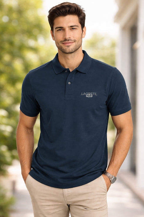 LACOSTE MEN'S SLIM FIT ORIGINAL L.12.12 POLO | NAVY