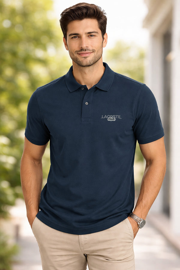 LACOSTE MEN'S SLIM FIT ORIGINAL L.12.12 POLO | NAVY