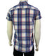 DIESEL JEANS. RIPE APRICOT CHECK SHIRT MEN | BLUE CHECK