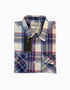 DIESEL JEANS. RIPE APRICOT CHECK SHIRT MEN | BLUE CHECK
