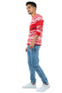 PRODUKT LEO CHRISTMAS KNIT SWEATER BLAZER, RED