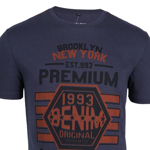 BLEND. CREW NECK-MANS-TEE SHIRT | IRON