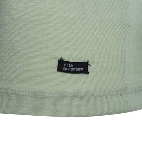 BLEND. CREW NECK-MANS-TEE SHIRT | PALE GREEN
