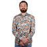 SORBINO-FINE QUALITY-TROPICAL FLORAL PRINT-COTTON SHIRT