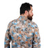 SORBINO-FINE QUALITY-TROPICAL FLORAL PRINT-COTTON SHIRT