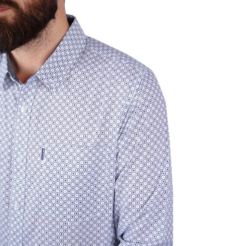 DIVERSE-MENS-OXFORD COLLECTION-CASUAL SLIM FIT-SHIRT | WHITE