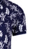 JULES WHITE FLORAL SHORT SLEEVE POLO SHIRT | DARK NAVY