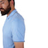 JULES PREMIUM-FLEXIBLE-RIBBED-SHORT SLEEVE-POLO SHIRT | SLUB SKY BLUE