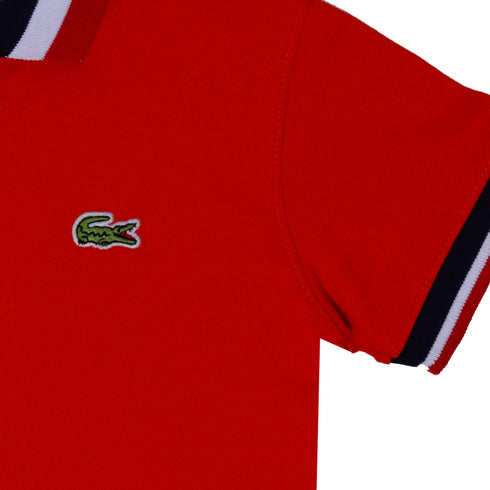 LACOSTE-KIDS-BOYS-POLO SHIRT | DARK ORANGE