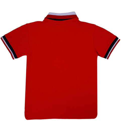 LACOSTE-KIDS-BOYS-POLO SHIRT | DARK ORANGE