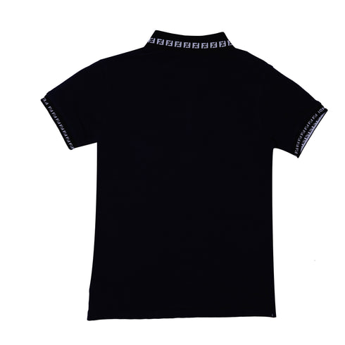 FENDI KIDS POLO SHIRTS BOYS | NAVY BLUE