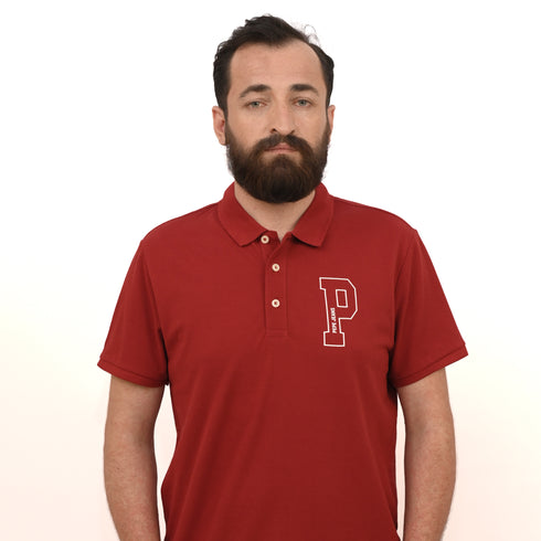 PEPE JEANS LONDON JET COTTON POLO SLIM FIT | MAROON