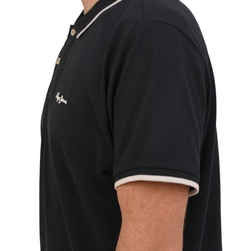 PEPE JEANS LONDON JET COTTON POLO SLIM FIT | NAVY BLUE