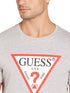 GUESS MENS CN SS ORIGINAL LOGO T-SHIRT | GREY