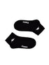 KAPPA- 3 PAIRS OF HALF SOCKS MAN-WOMAN-UNISEX | BLACK