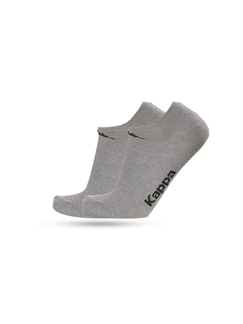 KAPPA- 3 PAIRS OF HALF SOCKS MAN-WOMAN-UNISEX | L GREY