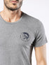 Diesel Crew Neck Grey T-Shirt – Soft, Stretchable & Stylish