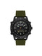 SKECHERS black & green analog digital watch for men