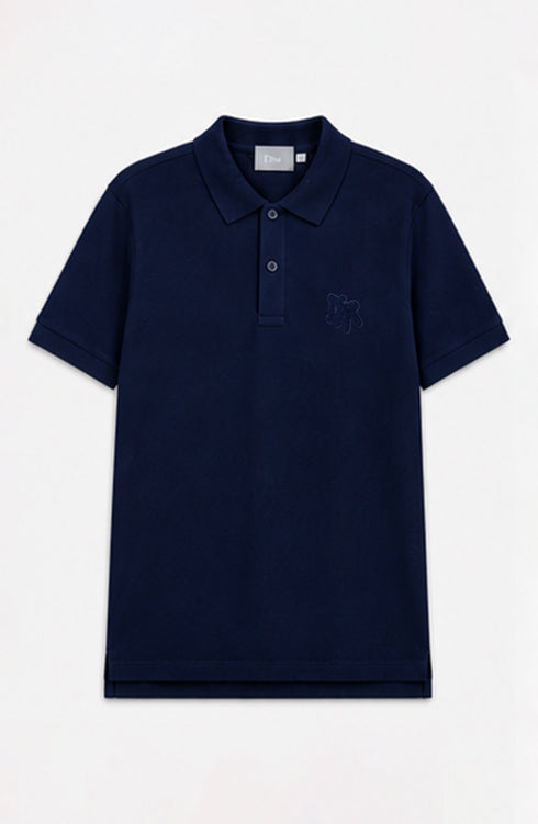 DIOR PREMIUM POLO SHIRT SLIM FIT | NAVY BLUE