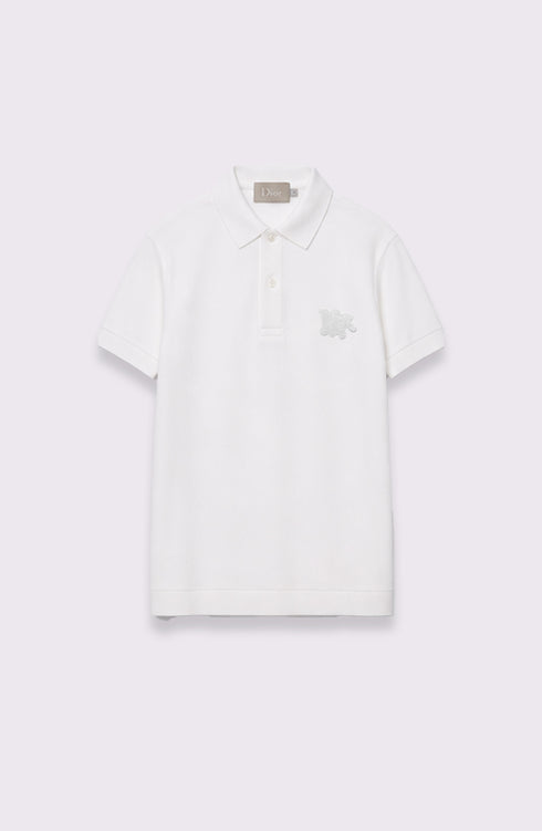 DIOR PREMIUM POLO SHIRT SLIM FIT | WHITE