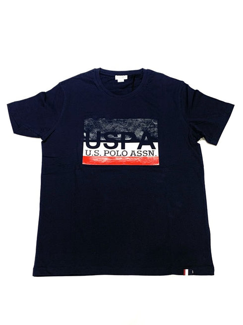 U.S POLO ASSN. CLASSIC PRINT T-SHIRT | NAVY BLUE