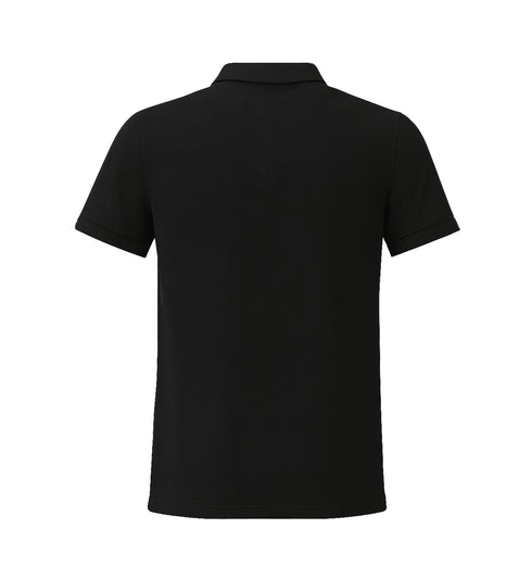 PRADA PIQUE MEN'S POLO EMBROIDERY LOGO | BLACK