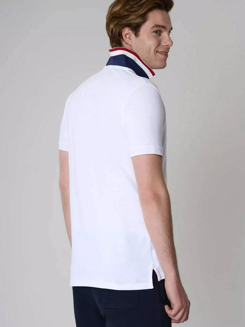 U.S POLO ASSN ANIMATED MESH CUSTOM-FIT POLO | WHITE