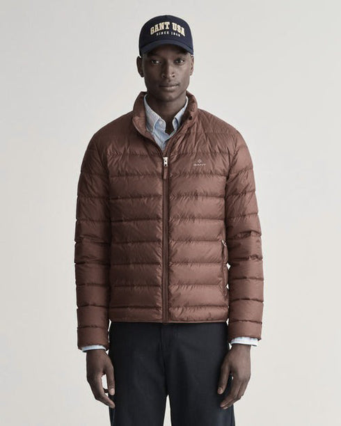 GANT MEN'S LIGHT DOWN JACKET | BRWON