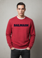 BALMAIN PARIS BOLD LOGO SWEATSHIRT | RED