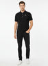 KAPPA CLASSIC POLO SHIRT FOR MEN | BLACK