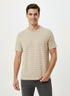 JACK & JONES MEN’S STRIPED T-SHIRT | BEIGE