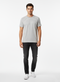 JACK & JONES MEN’S STRIPED ROUND NECK T-SHIRT | GREY