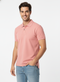 EDC SIGNATURE SOFT PINK PREMIUM COTTON POLO SHIRT