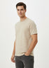 JACK & JONES MEN’S STRIPED T-SHIRT | BEIGE