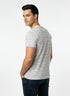 MEN’S PREMIUM STRPED COTTON T-SHIRT - JACK & JONES STYLE | WHITE & GREY