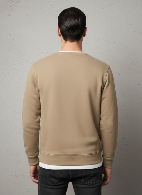 BALMAIN PARIS BOLD LOGO SWEATSHIRT | BEIGE