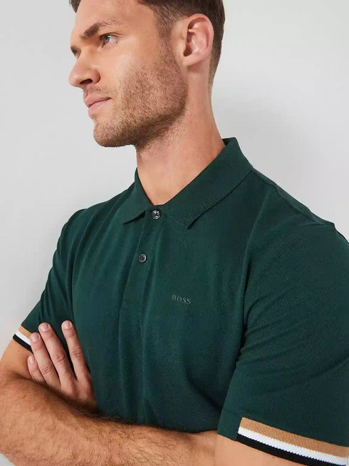 Hugo Boss Polo Shirt 'Pallas' – Dark Green Polo for Men