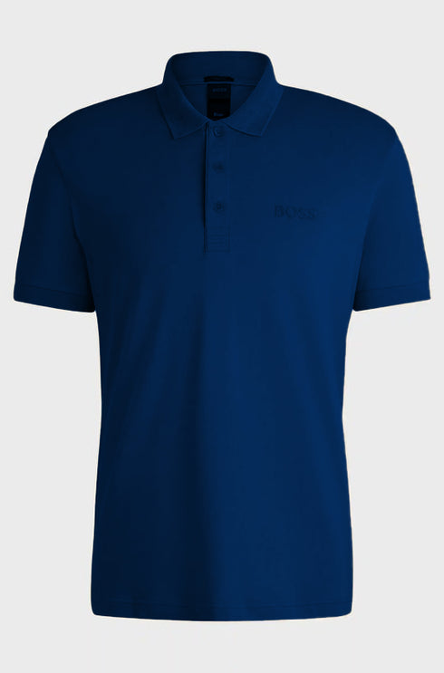 HUGO BOSS PADDY STRETCH-COTTON POLO SHIRT | ROYAL BLUE