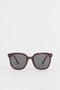 H&M square-shaped tortoiseshell sunglasses