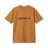 CARHARTT WIP S/S RELAXED FIT SHORT SLEEVE SCRIPT T-SHIRT | DARK GOLDENROD