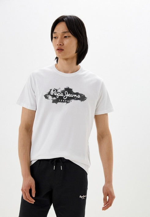 PEPE JEANS LONDON OLDWIVE REGULAR FIT T-SHIRT | WHITE