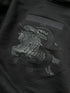 BURBERRY EMBROIDERY LOGO HOODIE WITH SILICONE PATCH | BLACK