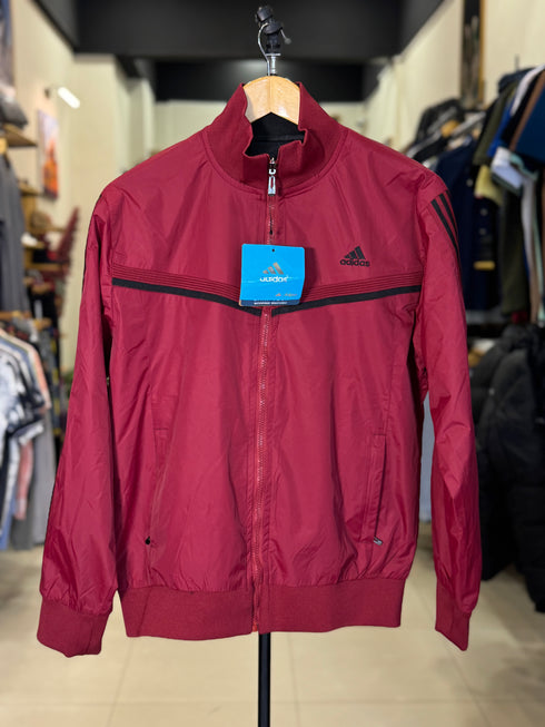 ADIDAS MEN’S REVERSIBLE WINTER JACKET TWO-SIDE WEAR | RED
